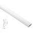 NMC Wallstyl WD3 (70 x 15 mm), lengte 2 m (NMC Deurlijst Santo)