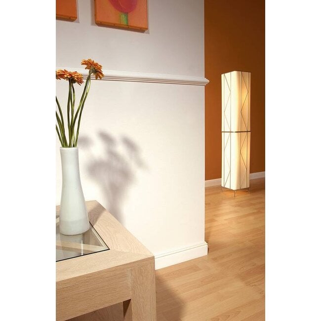 NMC Wallstyl / Floorstyl FL1 (80 x 12 mm), lengte 2 m (NMC Plint Orso)