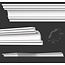 NMC Kroonlijst Nomastyl A1+ (80 x 80 mm), lengte 2 m
