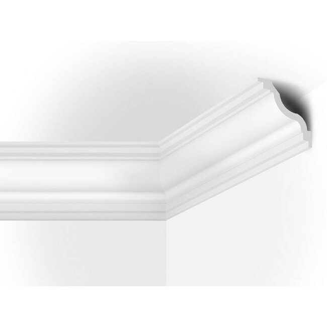 Vidella VT110 (110 x 110 mm), plafondlijst, sierlijst, lengte 2 m