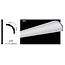 Vidella VZ50 (50 x 50 mm), plafondlijst, sierlijst, lengte 2 m