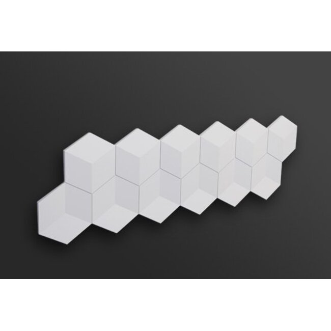 NMC 3D Wallpanel / Wandpaneel Cube Polyurethaan (1135 x 350 x 24 mm)  - 6 Wandpanelen