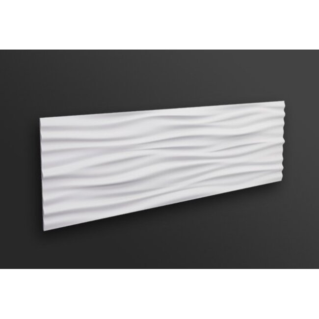 NMC 3D Wallpanel Liquid, Polyurethaan, 38 cm breed, lengte 113,5 cm  - 6 Wandpanelen
