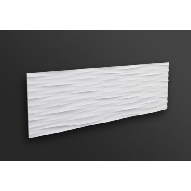 NMC 3D Wallpanel / Wandpaneel Wave Polyurethaan (1135 x 380 x 18.5 mm)  - 7 Wandpanelen