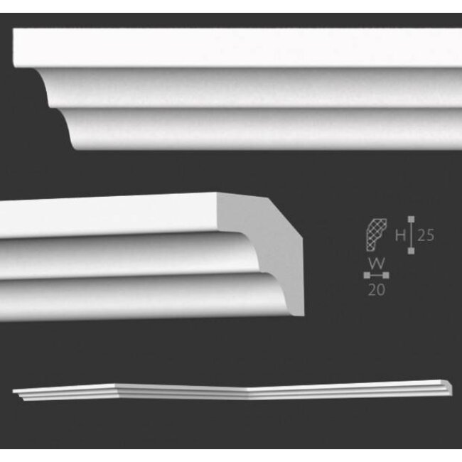 Vidella VB25 (15 x 25 mm), lengte 2 m