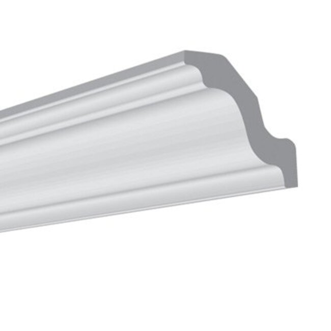 Vidella VW70 (70 x 70 mm), plafondlijst, sierlijst, lengte 2 m