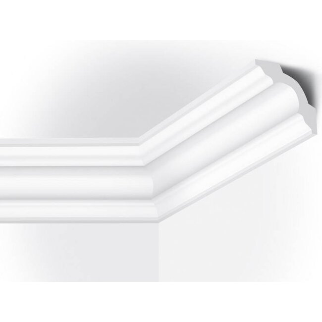 Vidella VG50 (50 x 50 mm), plafondlijst, sierlijst,  lengte 2 m