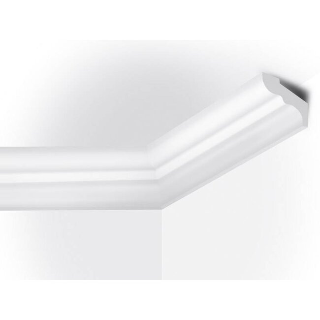 Vidella VF50 (50 x 40 mm), plafondlijst, sierlijst, lengte 2 m