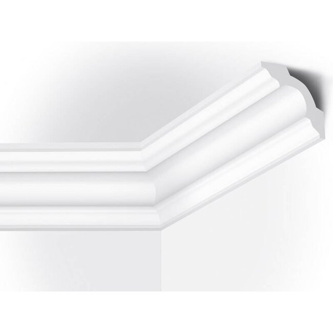 Vidella VG35 (35 x 35 mm), plafondlijst, sierlijst, lengte 2 m