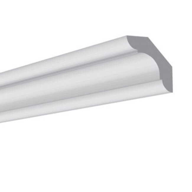 Vidella VC40 (40 x 40 mm), plafondlijst, sierlijst, lengte 2 m