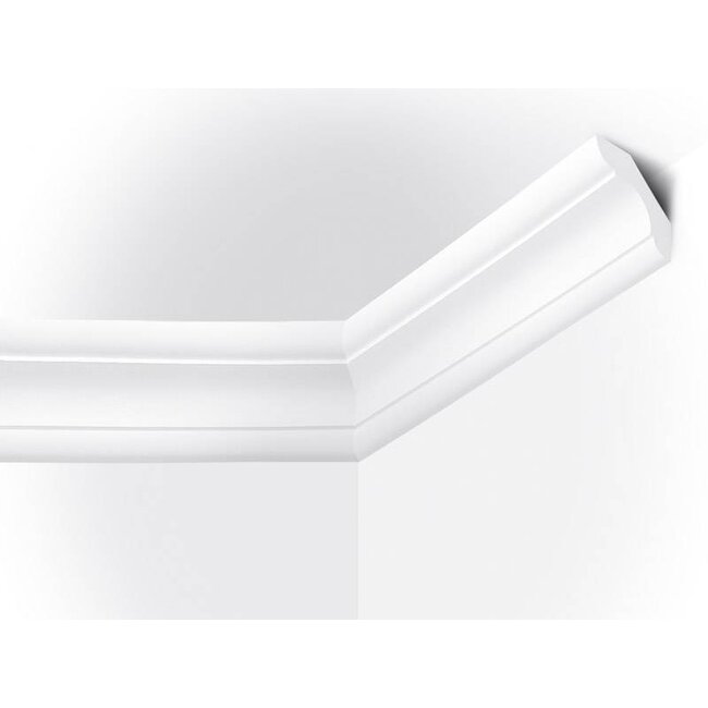 Vidella VC40 (40 x 40 mm), plafondlijst, sierlijst, lengte 2 m