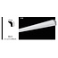 Vidella VM23 (20 x 23 mm), plafondlijst, sierlijst, lengte 2 m