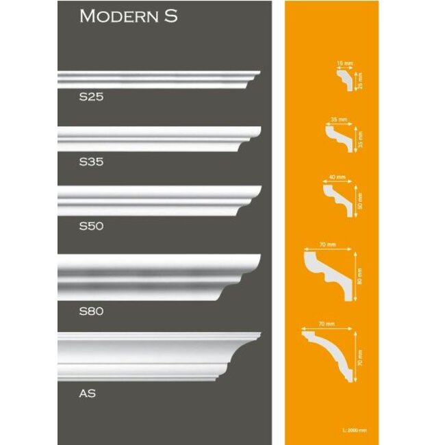 Homestar S25 (25 x 15 mm), lengte 2 m