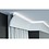 Grand Decor LED gordijnprofiel KF801 — indirecte verlichting met klassieke profielafwerking