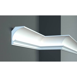 Tesori KD201 (115 x 90 mm), lengte 1,15 m, LED sierlijst voor indirecte verlichting XPS