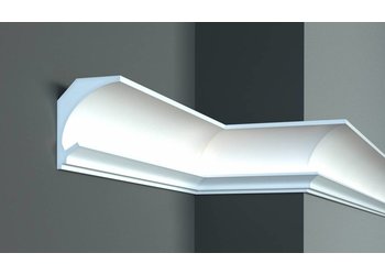 Tesori LED sierlijst voor indirecte verlichting XPS, KD201 (115 x 90 mm), lengte 1,15 m