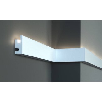 Tesori KD301 (90x40 mm), lengte 1,15 m, LED sierlijst voor indirecte verlichting XPS