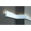 Tesori LED sierlijst voor indirecte verlichting XPS, KD301 (90x40 mm), lengte 1,15 m