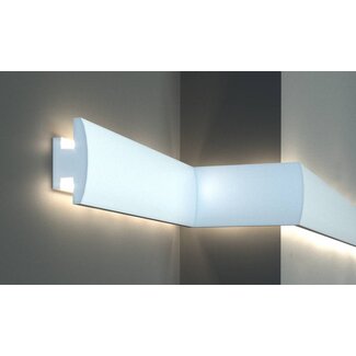 Tesori KD306 (120 x55 mm), lengte 1,15 m, LED sierlijst voor indirecte verlichting XPS