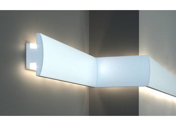 Tesori LED sierlijst voor indirecte verlichting XPS, KD306 (120 x55 mm), lengte 1,15 m