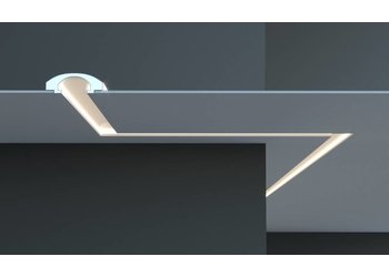 Tesori LED sierlijst voor indirecte verlichting XPS, KD112 (165 x 60 mm), lengte 1,15 m