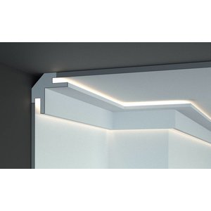 Tesori LED sierlijst voor indirecte verlichting XPS, KD203 (95 x 95 mm), lengte 1,15 m