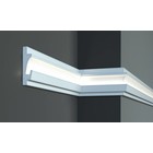 Tesori KD401 (125 x 35 mm), lengte 1,15 m, LED sierlijst voor indirecte verlichting XPS  - Verzonken / Semi-Verzonken