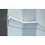 Tesori LED sierlijst voor indirecte verlichting XPS, KD402 (150 x 55 mm), lengte 1,15 m - Verzonken / Semi-Verzonken