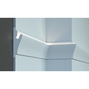 Tesori LED sierlijst voor indirecte verlichting XPS, KD403 (170 x 50 mm), lengte 1,15 m - Verzonken / Semi-Verzonken