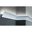 Grand Decor Polyurethaan - LED sierlijst voor indirecte verlichting, KF702 (80 x 60 mm), lengte 2 m