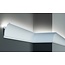 Grand Decor Polyurethaan - LED sierlijst voor indirecte verlichting, KF704 (100 x 50 mm), lengte 2 m
