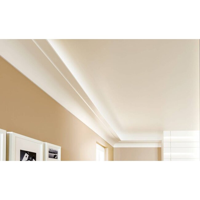 NMC Arstyl AD22, profiel voor indirecte verlichting - plafondlijst (100 x 225 mm), lengte 2 m