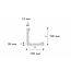NMC Arstyl L4, profiel voor directe verlichting (100 x 100 mm), lengte 2 m