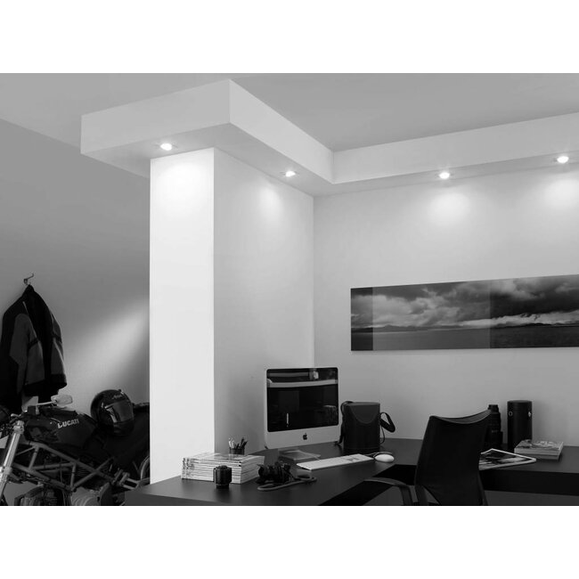 NMC Arstyl L4, profiel voor directe verlichting (100 x 100 mm), lengte 2 m