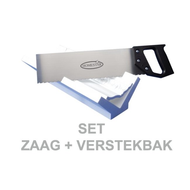 Homestar SET Polystyreenzaag en Verstekbak