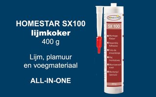 Homestar Lijmkoker SX100 (400 g)