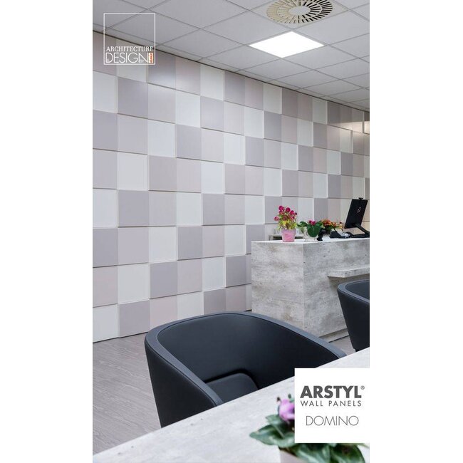 NMC 3D Wallpanel / Wandpaneel Domino Polyurethaan (1135 x 380 x 38 mm) - 4 Wandpanelen