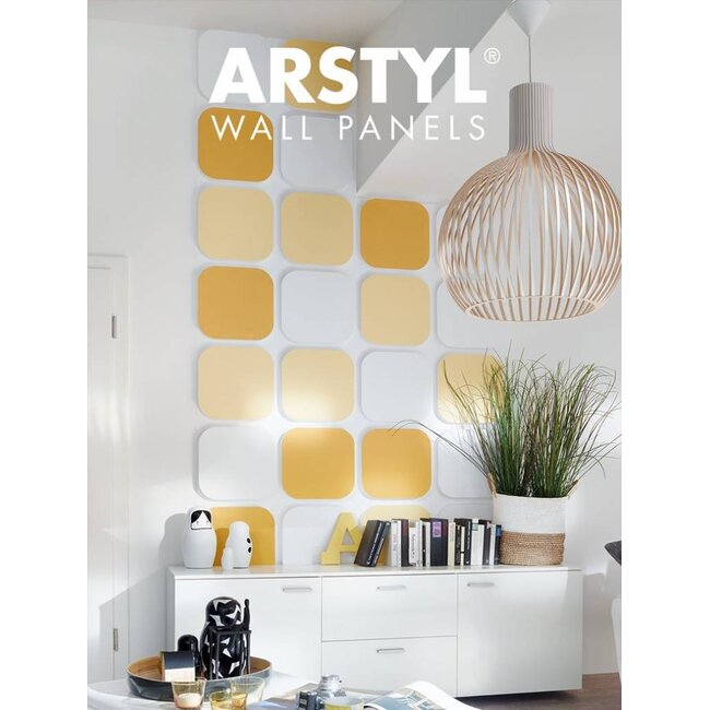 NMC 3D Wallpanel / Wandpaneel Icon Polyurethaan (1135 x 380 x 45 mm)  - 3 Wandpanelen