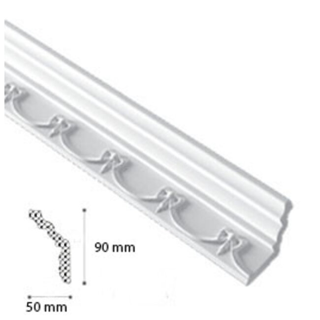 NMC E29 (90 x 50 mm) EPS New Skin, lengte 2 m