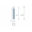 NMC Wallstyl CF1 Overzetplint (110 x 22 mm), lengte 2 m (NMC Overzetplint Paolo)