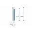 NMC Wallstyl CF2 Overzetplint (110 x 22 mm), lengte 2 m