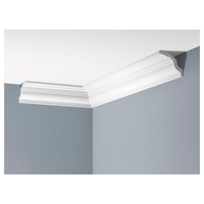 Grand Decor Kroonlijst P905 / K202  (75 x 82 mm), polyurethaan, lengte 2 m