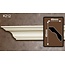 Grand Decor Kroonlijst K212 (46 x 46 mm), polyurethaan, lengte 2 m OP=OP