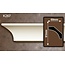 Grand Decor Kroonlijst P944 / K267 (61 x 69 mm), polyurethaan, lengte 2 m