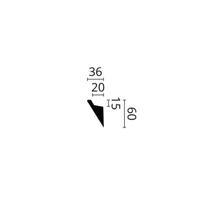 NMC Wallstyl  IL4 (60 x 37,5 mm), HDPS, lengte 2 m