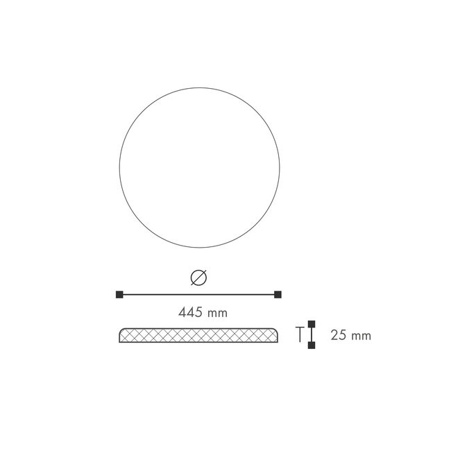 NMC Decoflair B25 Rozet / Nomastyl C25 d 44,5 cm