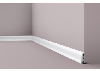 NMC Wallstyl / Floorstyl FL3 (55 x 17 mm), lengte 2 m (NMC Plint Carlo)