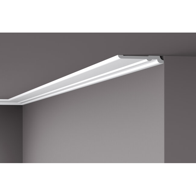 NMC Wallstyl / Floorstyl FD21 (130 x 20 mm), lengte 2 m (NMC Plint Aldo)