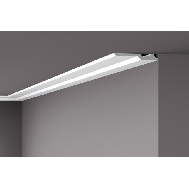NMC Wallstyl / Floorstyl FD22 (130 x 18 mm), lengte 2 m (NMC Plint Lucio)