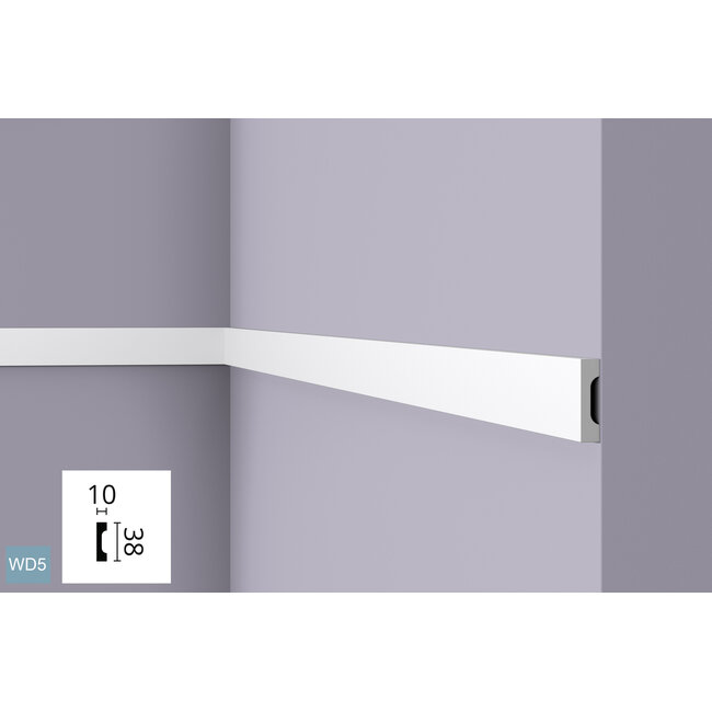 NMC Wallstyl WD5 (38 x 10 mm), lengte 2 m